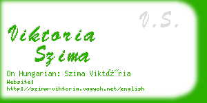 viktoria szima business card